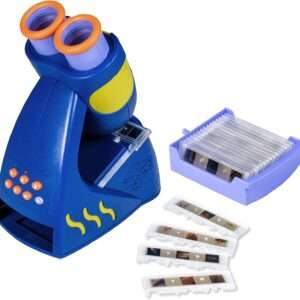Educational Insights GeoSafari Jr. Talking Kids Microscope, Preschool Science Toy, Featuring Bindi Irwin, Gift for Boys & Girls, STEM & Science Toy, Ages 3+