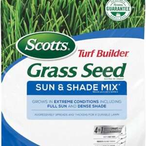 Scotts Turf Builder Sun and Shade Mix for Extreme Conditions including Full Sun and Dense Shade, 7 lbs.