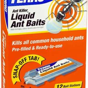 TERRO T300B Liquid Ant Killer, 12 Bait Stations