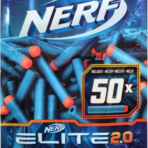 NERF Elite 2.0 50-Dart Refill Pack -- 50 Official Elite 2.0 Foam Darts -- Compatible with All Blasters That Use Elite Darts