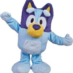 Bluey Dance and Play 14" Animated Plush | Over 55 Phrases and Songs, Multicolor