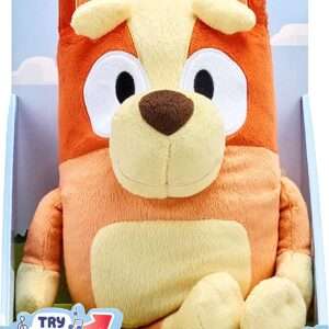 Bluey - 12" Talking Bingo Plush - Interactive - Sing Along with Bingo, 9 Different Phrases, Multicolor, 17137