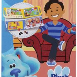 Melissa & Doug Blue's Clues & You! Take-Along Magnetic Jigsaw Puzzles (2 15-Piece Puzzles)