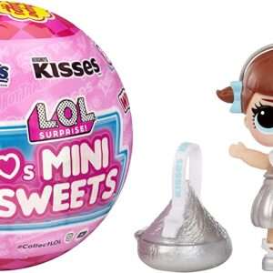LOL Surprise Loves Mini Sweets Dolls with 8 Surprises in Paper Ball, Candy Theme, Accessories, Collectible Doll, Holiday Toy, Stocking Stuffers, Gift for Kids Girls Boys Ages 4 5 6 Years Old