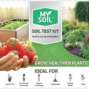MySoil - Soil Test Kit | Grow The Best Lawn & Garden | Complete & Accurate Nutrient and pH Analysis with Recommendations Tailored to Your Soil and Plant Needs